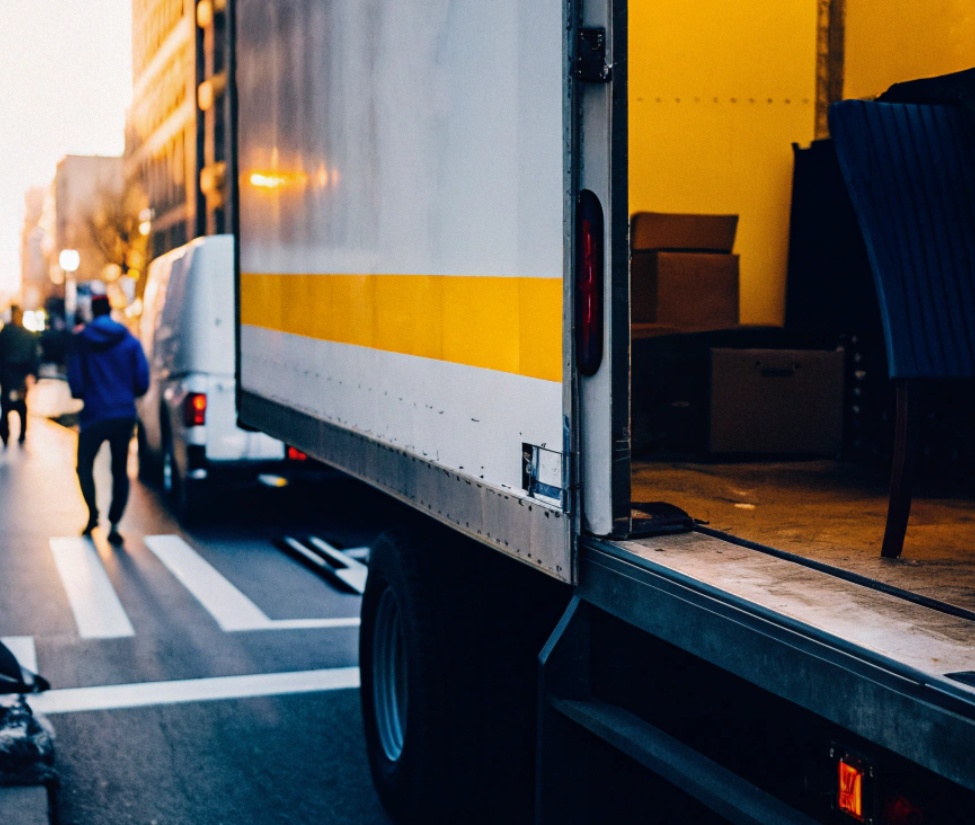 A parked Prime Transport truck ready to receive