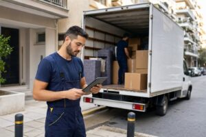 Permit to occupy a roadway for moving and prepare a parking space for a moving truck