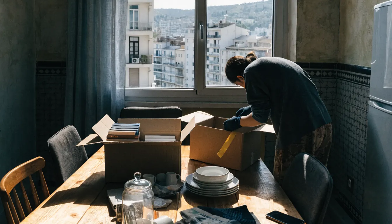 Student move to Thessaloniki with box transport from Prime Transport Company