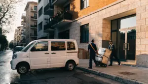 LKW-Taxi Thessaloniki Preise - direkter Mikrotransport mit professionellem Lieferwagen
