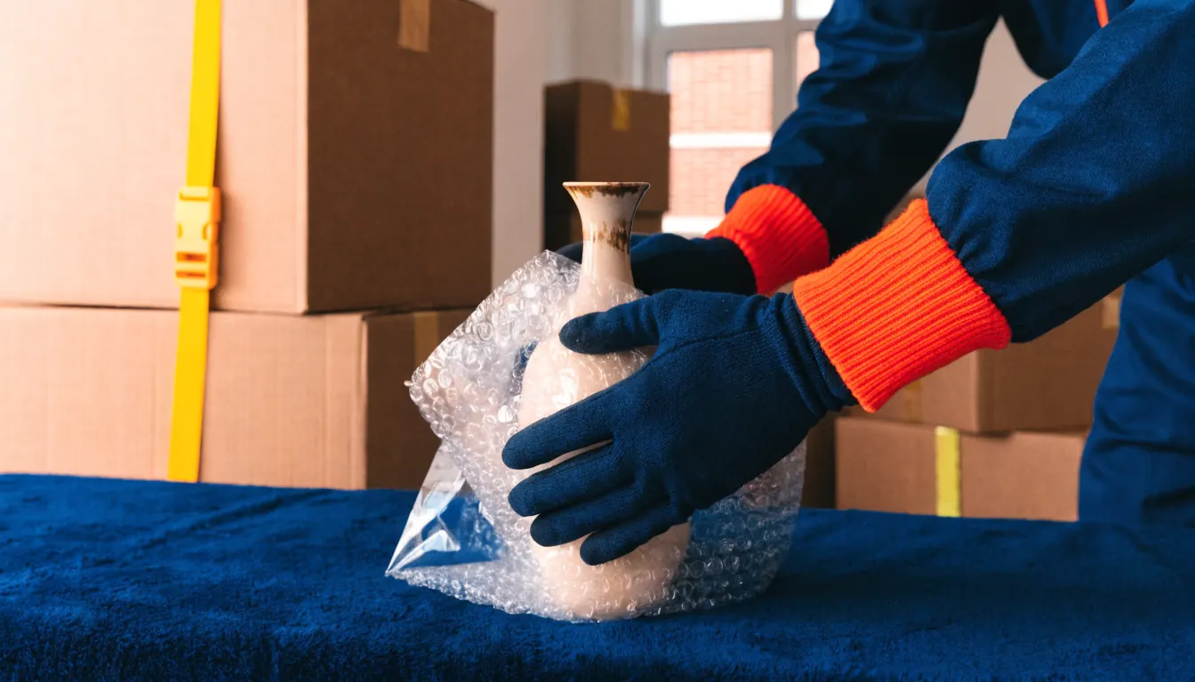 Fehler beim Umzug: Zerbrechliches mit Schutz verpacken